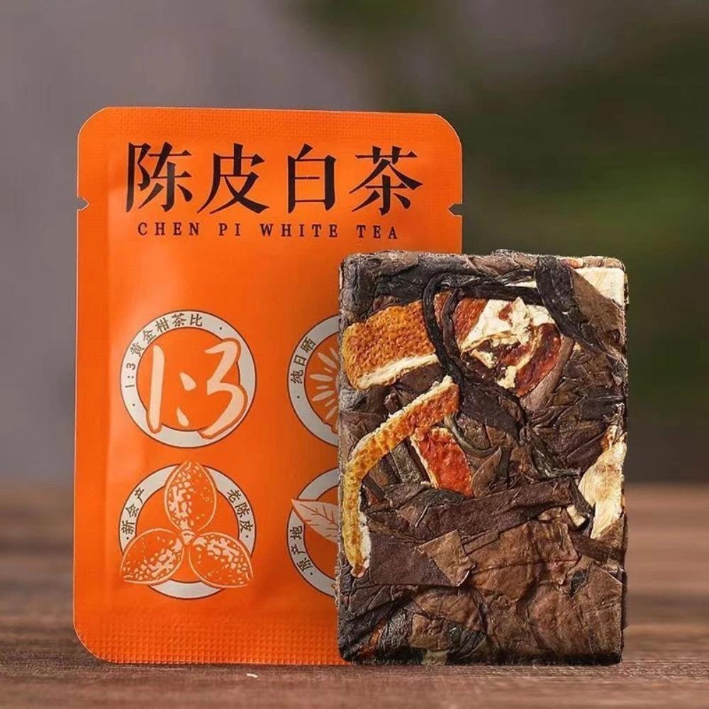 1000g White Tea Stuffed Tangerine Orange XinHui Chenpi Aged Shou Mei white tea 1000克 新会陈皮白茶（柑橘填装白茶）陈年寿眉白茶