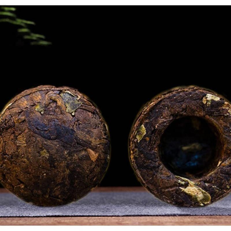 HelloYoungTea Premium Mini Tuo Pu-erh Ripe Tea Sticky Rice Aroma 500g Small Golden Tuo