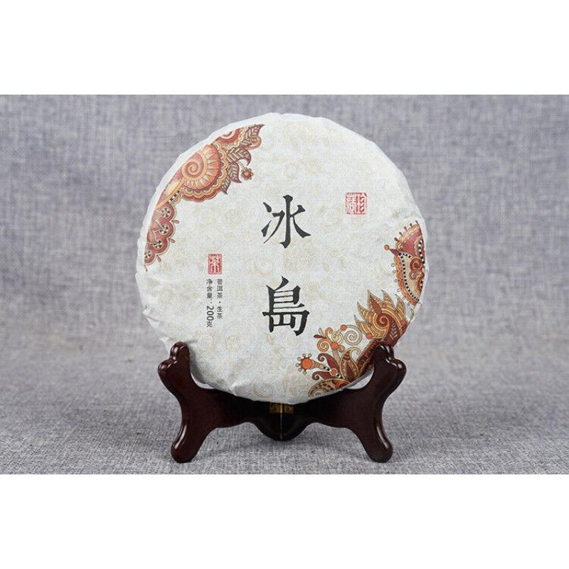 HelloYoungTea Pu'er Tea Raw Tea Cake 200g Icelandic Raw Tea Cake Arborvitae Large Tree Tea