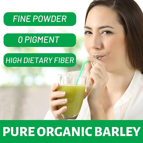 HelloYoung barley powder pure organic Organic Barley Grass Powder original 250g barley grass official store Non-GMO, Finely Ground Whole Dried Young Leaves