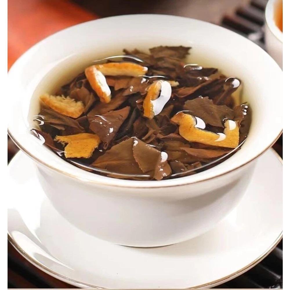 1000g White Tea Stuffed Tangerine Orange XinHui Chenpi Aged Shou Mei white tea 1000克 新会陈皮白茶（柑橘填装白茶）陈年寿眉白茶