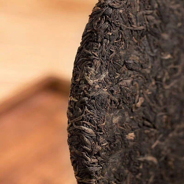 HelloYoungTea Authentic Aged Pu-erh Ripe Tea Cake 2007 Yunnan Puerh Tea Pu'er Cooked Tea 710g