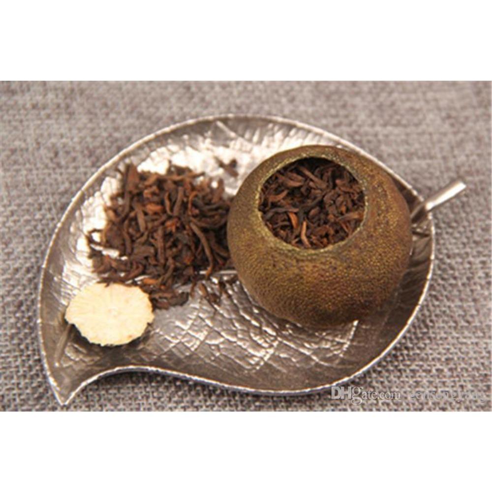 HelloYoungTea Yunnan Organic Ripe Pu-erh Tea Citrus Mini 100g