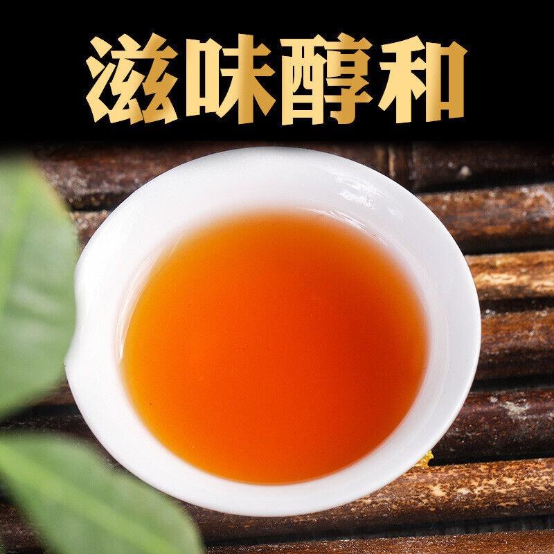 HelloYoungTea 100g Ripe Puerh Square Tea Brick Yunnan Brown Mountain Ancient Tree Tea Brick