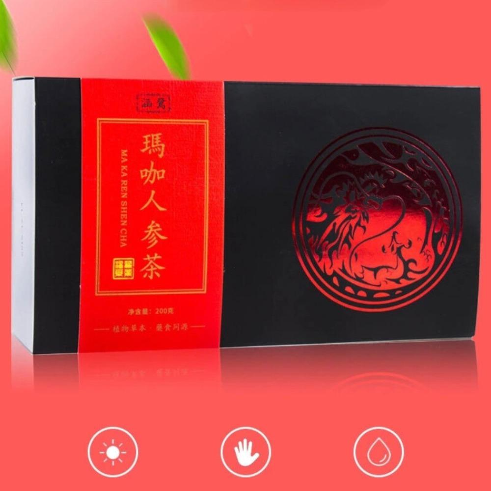 HelloYoungTea Moca Ginseng Tea 10g*20 Bags Herbal Blend for Vitality