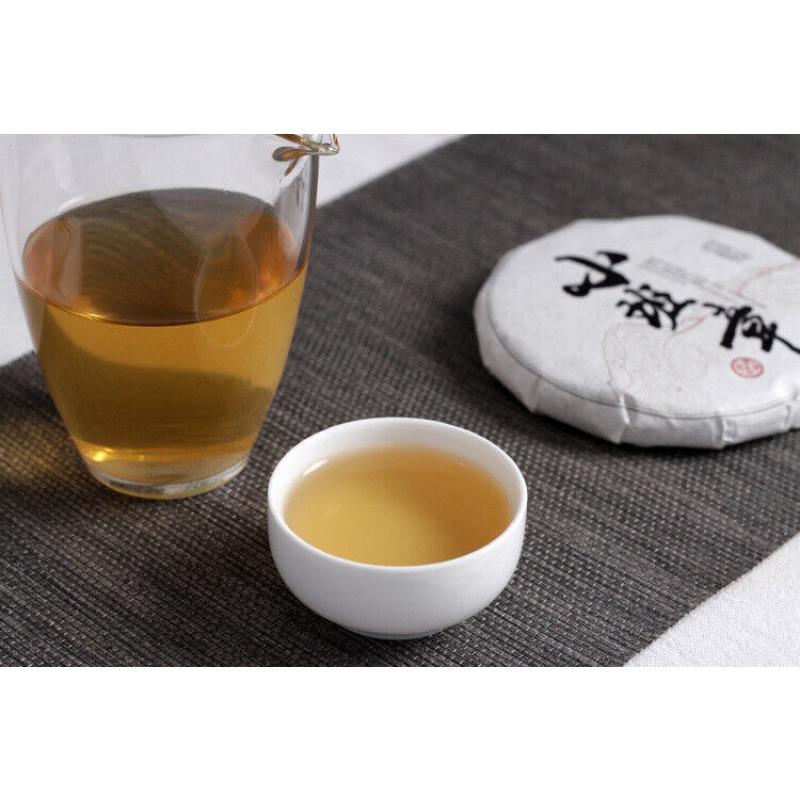 HelloYoungTea Yunnan Pu'er Tea Cake 100g Ban Zhang Raw Tea Cake