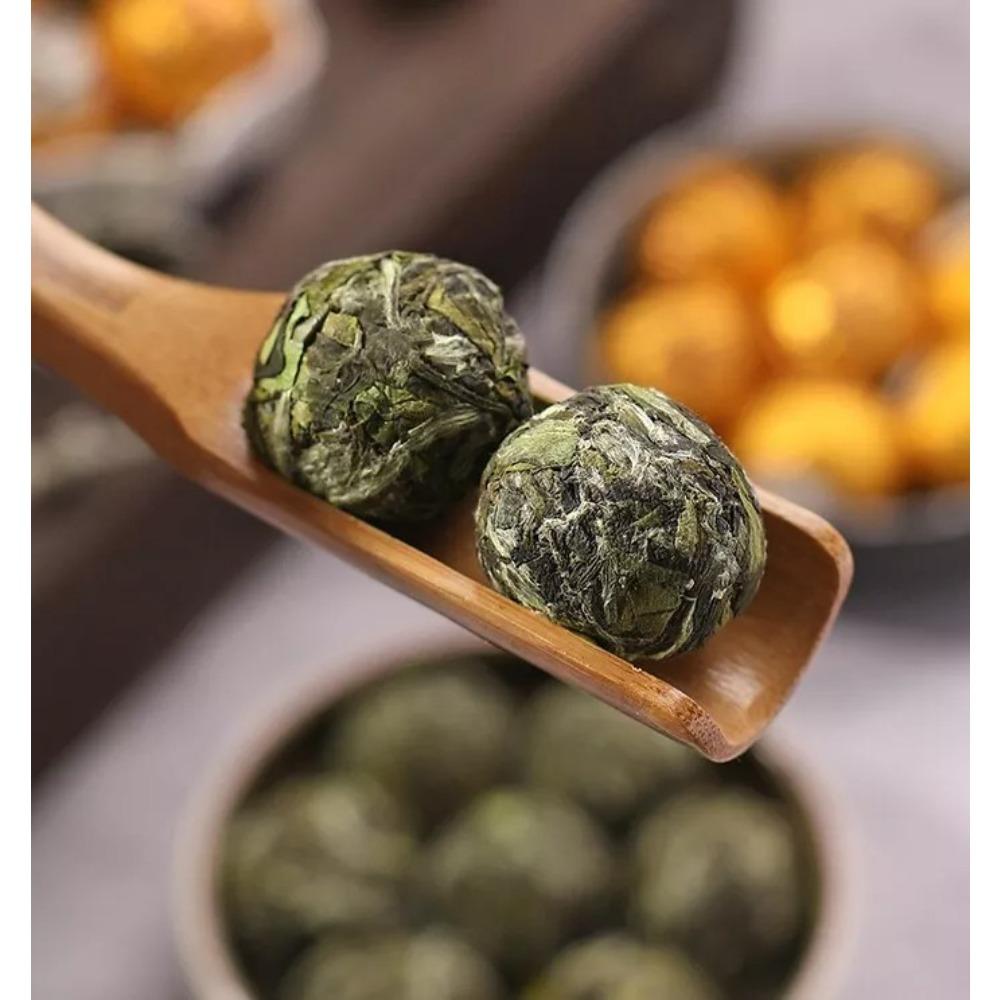 250g Mini pearl bai mu dan white cake,Chinese white tea balls,Pai Mu Tan tee 250克迷你珍珠白牡丹白茶饼，中国白茶球，白牡丹茶
