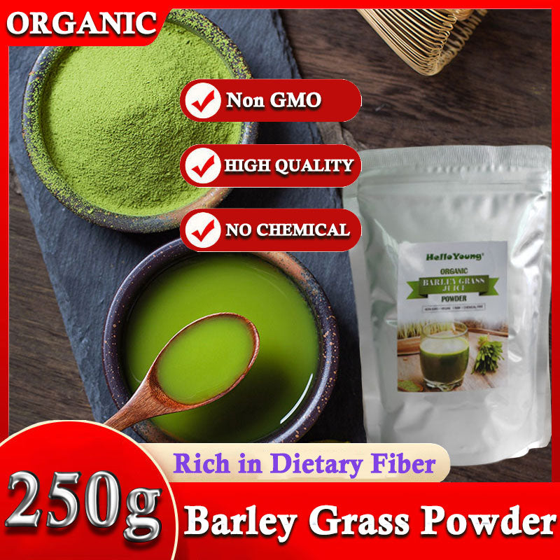 HelloYoung HelloYoung Organic Barley Grass Juice Powder Super Greens Powder Contains Iron Vitamin C Main image