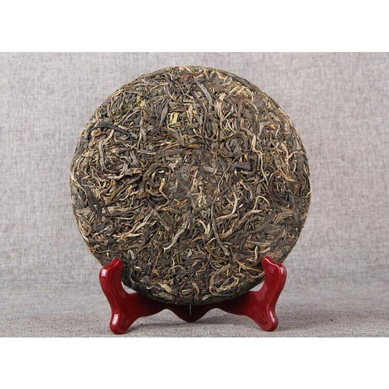 HelloYoungTea Ancient Tree Tea Puerh Raw 357g TeaCake Traditional Handmade Puerh Pure Material