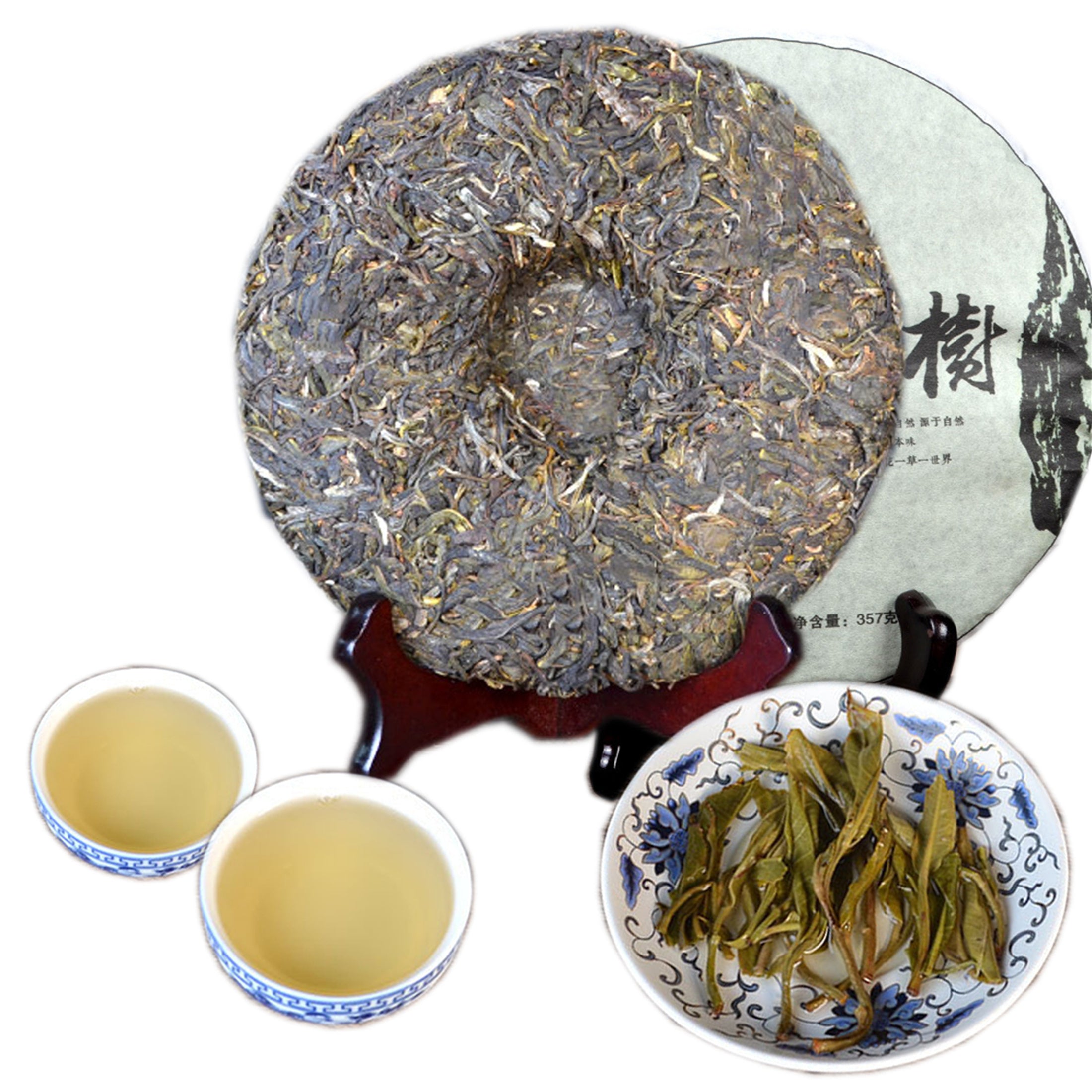 HelloYoung357g HighMountain Wild Rhyme Sheng Pu-erh Tea Raw Tea Ancient Tree Tea Green Tea Main image
