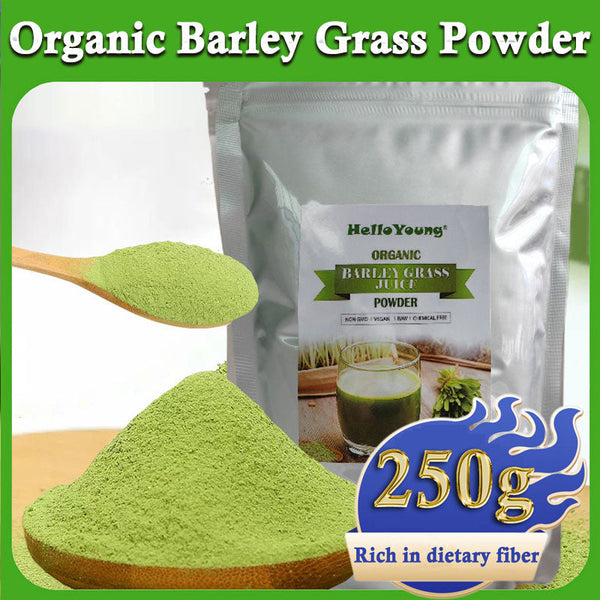 HelloYoung Barley grass powder original barley grass powder willy ong Non-GMO Gluten-Free Soy-Free Vegan & Paleo Daily Greens Booster