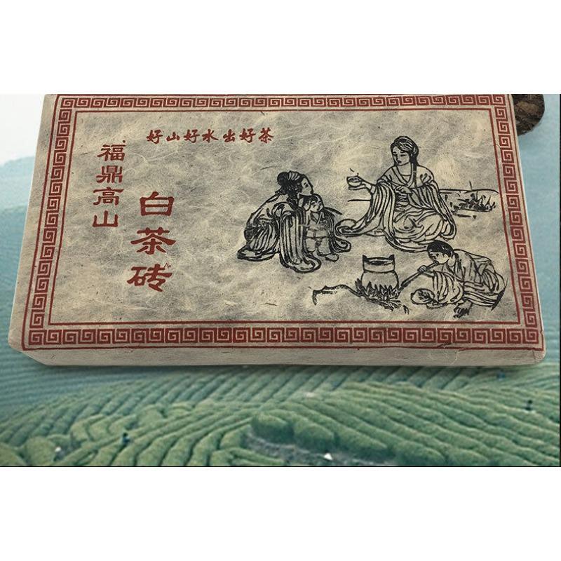 350g Fuding White Tea Shoumei Tea Brick Old White Tea Brick Alpine Panxi