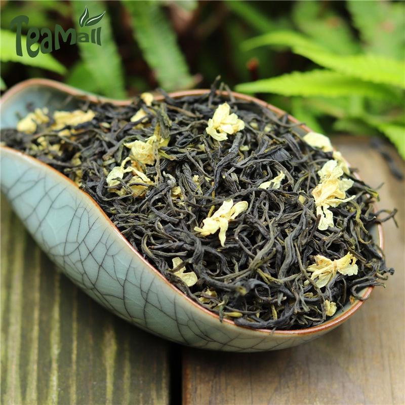 HelloYoungTea 2023 Chinese Jasmine Mao Feng (Luzhou Type), Green Tea with Jasmine Floral Aroma, 250g