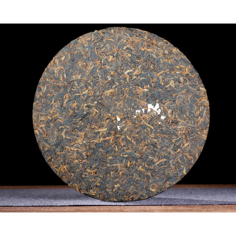 "Red Dragon" Menghai Golden Buds Ban Zhang Ripe Puer Tea Shu Pu-erh 357g