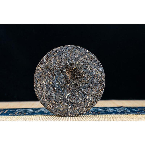 HelloYoungTea 357g Yunnan Yiwu Wild Release Ancient Tree Tea Cake Aged Pu-erh Raw Tea