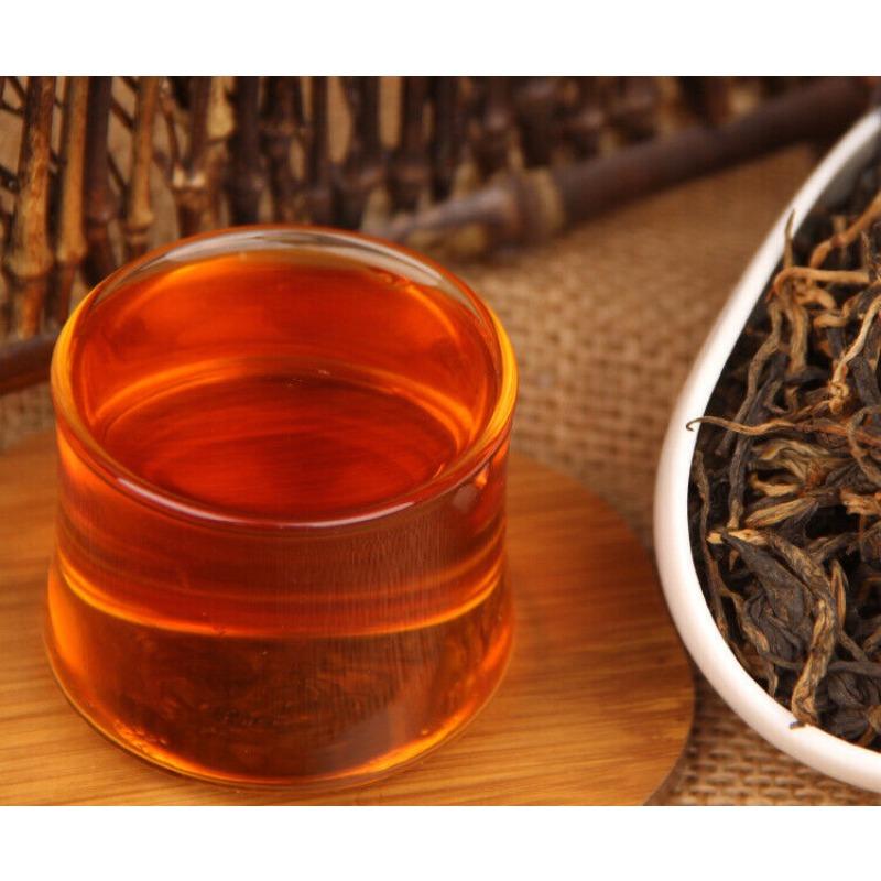 HelloYoungTea 80g Yunnan Dian Hong Kung Fu Tea Handmade Black Tea 2.8 Oz