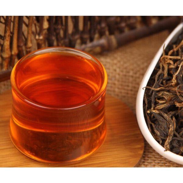 HelloYoungTea 80g Yunnan Dian Hong Kung Fu Tea Handmade Black Tea 2.8 Oz