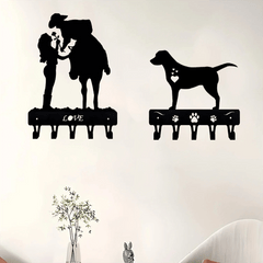 CIFbuy™ 1pc Iron Metal Gorgeous Wall-Mounted Pendant - Artistic Home Hooks & Perfect Iron Hanger Hooks, Exquisite Utility Hooks for Daily Use, Durable Iron Build, Stylish Wall-Mounted Decor You Deserve - Collectible Figurines.