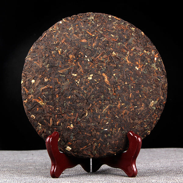 HelloYoung Glutinous Rice Fragrant Puer Tea Ancient Tree Nuo Mi Xiang Ripe Puer Tea 357g