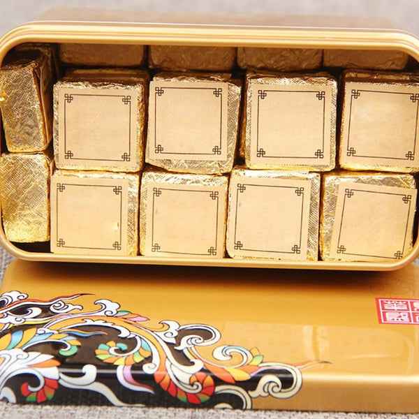 HelloYoungTea 250g Classic Yunnan Chinese Pu'er Tea Gift Package 250克经典云南中国普洱茶礼盒装
