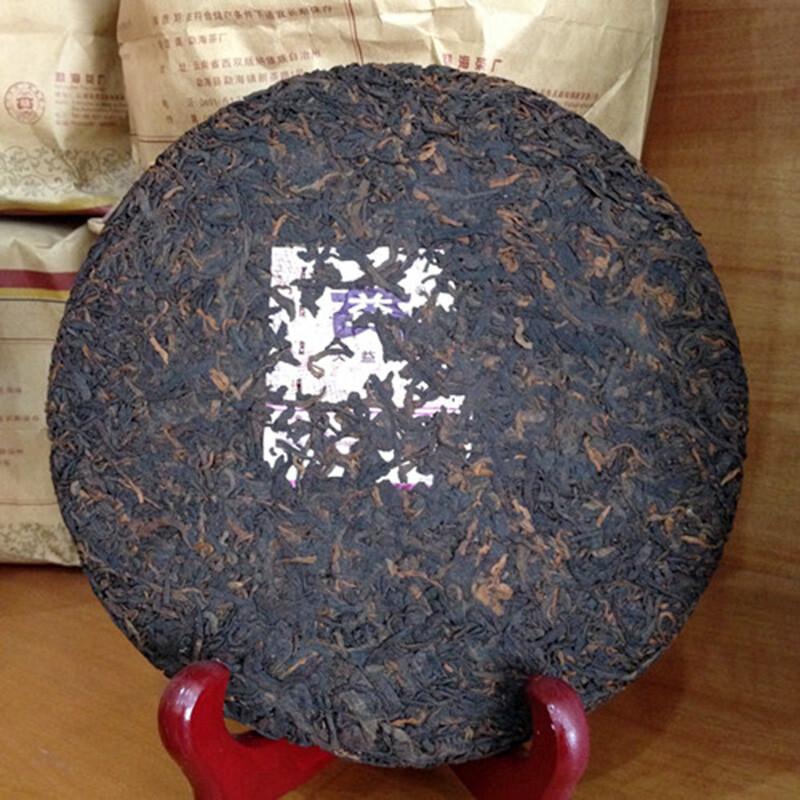 HelloYoungTea Hou Pu Bing * 2007 Yunnan Menghai Dayi High Grade Ripe Puer Tea Cake 500g 701 厚普饼 · 2007年云南勐海大益高级熟普洱饼茶 500克 701批