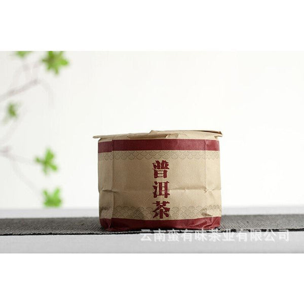 Yunnan Pu'er Tea 2021 Big Tree Old Tree Tea 100g Brown Ripe Cake (Chong)