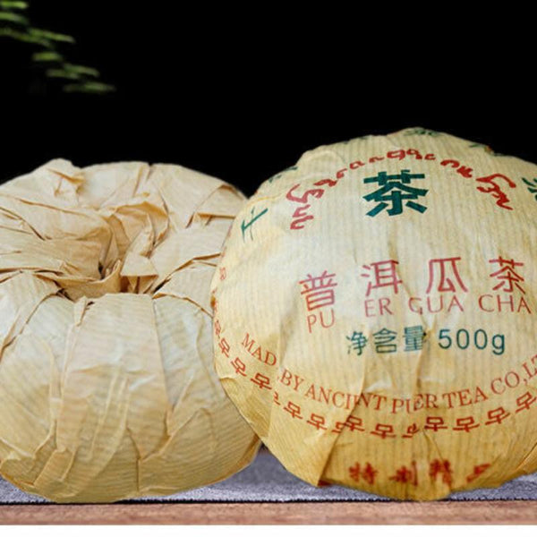 HelloYoungTea 2013 Yr Thousand Years Ancient PU ER GUA CHA Ripe Puerh Tea 500g High Mountain