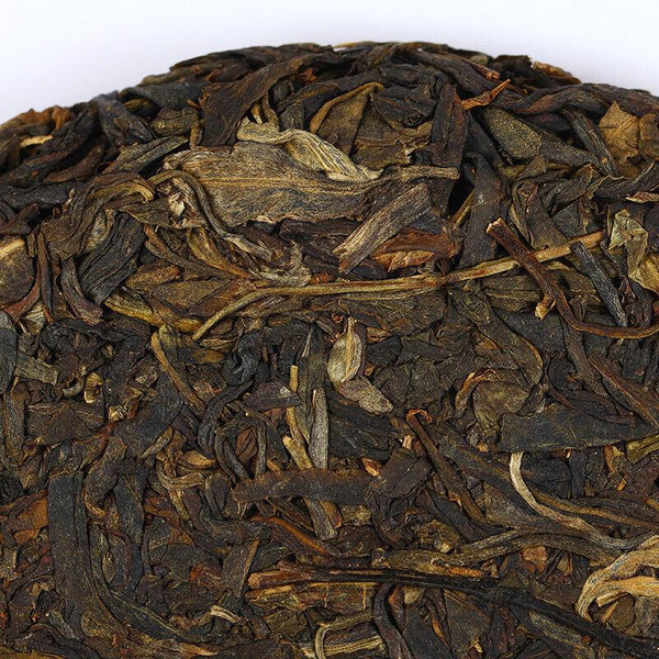 HelloYoungTea 2007 Chinese Tea Pu-erh Big Leaf Green Cake Sheng Pu'er Puer Raw Tea 380g
