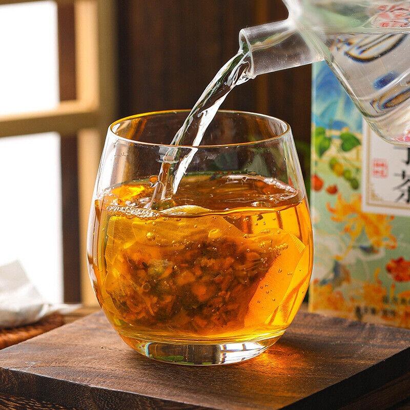 HelloYoungTea 150g Chrysanthemum Cassia Seed Tea Honeysuckle Burdock Wolfberry Health Tea Bags