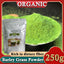 HelloYoung Barley Grass Powder 100% Pure & Organic Organic Barley Grass Powder Pure Organic Barley for Women and Men 250g Rich in Immune Vitamin, Fibers, Minerals
