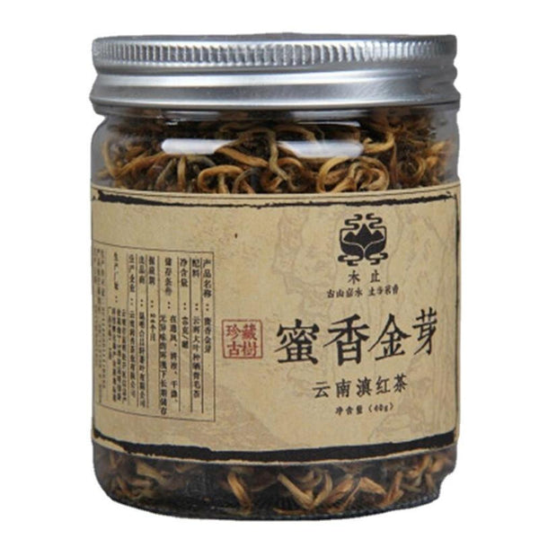 HelloYoungTea Organic Yunnan Golden Bud Black Tea 40g Kong Fu Dian Hong