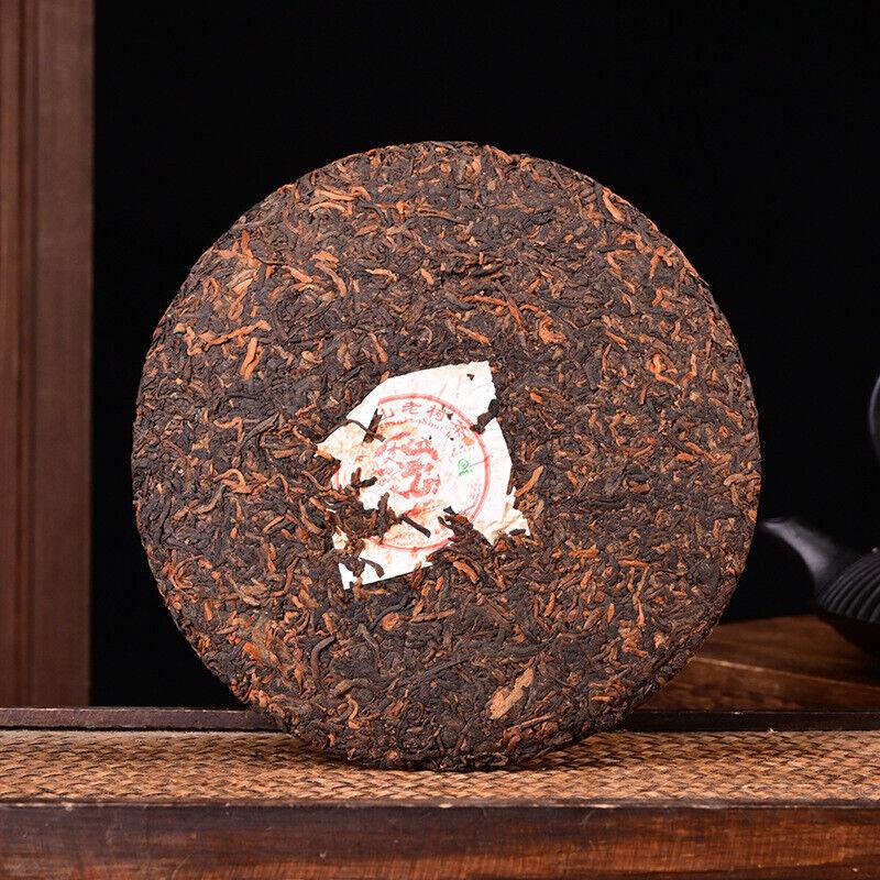 HelloYoungTea Pu'er Tea Brown Mountain Old Tree Tea Agarwood Pu'er Mature Tea Green Food