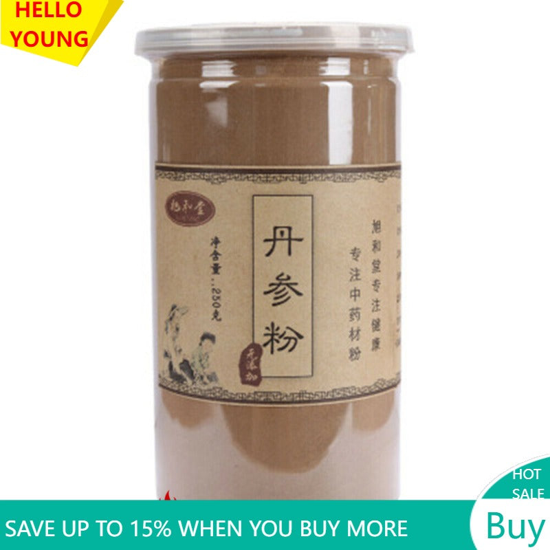 250g Organic Wild Danshen Dan Shen Root Powder Salvia Miltiorrhiza Red Sage Secondary image