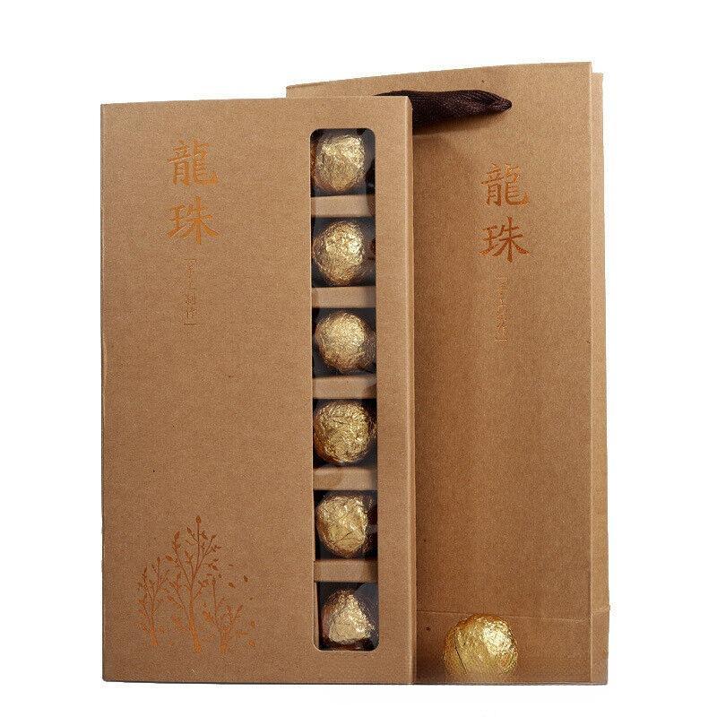 HelloYoungTea Yunnan Pu'er Tea 18 Old Banzhang Ancient Tree Gold Leaf Raw Tea Dragon Pearl