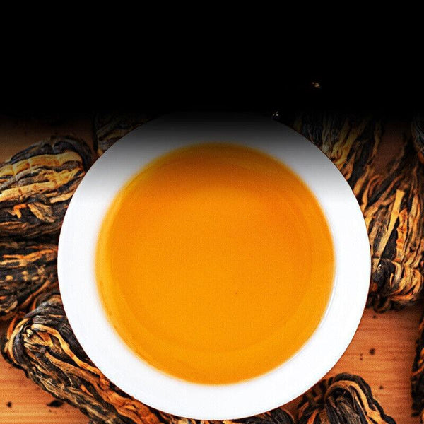 HelloYoungTea 250g Fengqing Dian Hong Pagoda Tea Yunnan Ancient Golden Silk Pagoda Black Tea