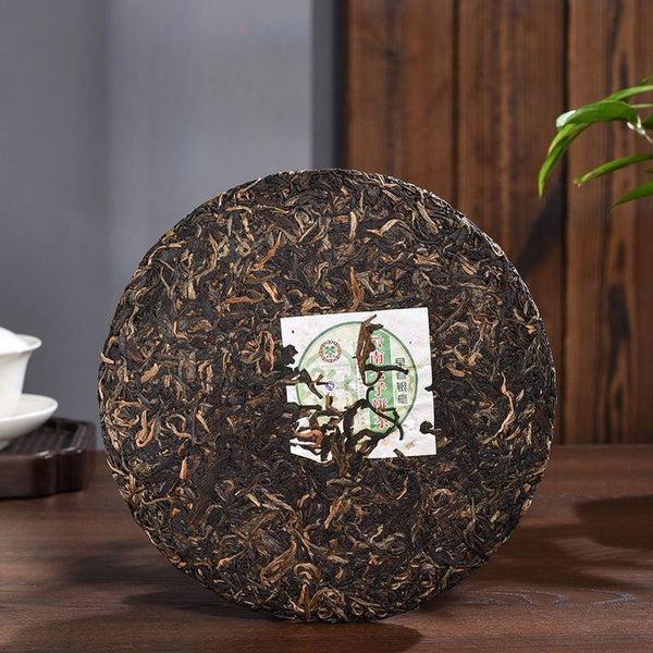 HelloYoungTea Kunming Tea Factory Early CNNP Spring Silver Tips Pu'er Tea Cake 2007 400g Raw