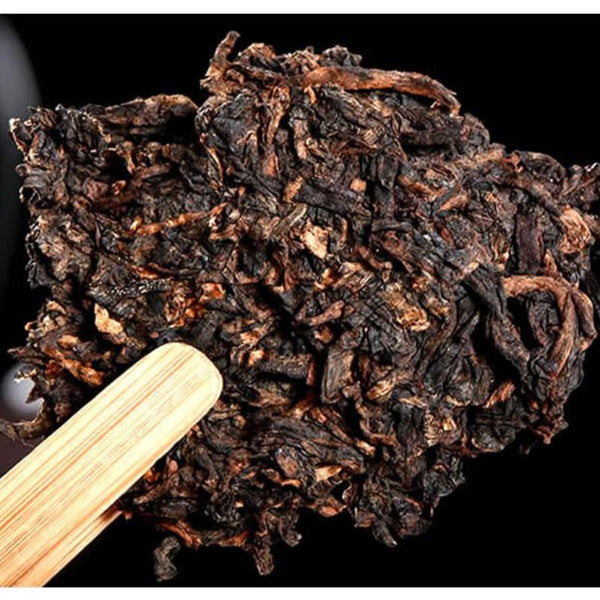 HelloYoungTea Yunnan Puwen Tea Factory 2006 Yun Ya Premium Aged Pu-erh Ripe Cake 400g