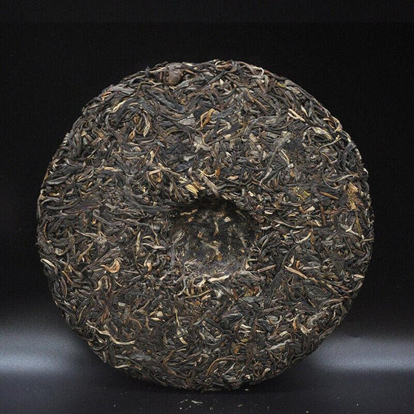 HelloYoungTea 357g Yunnan Tea Pu'er Raw Tea Savage Ancient Tree Pu'er Tea Pu'er Tea Cake