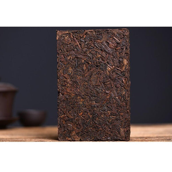 HelloYoungTea Premium Lao Banzhang Ripe Puerh Tea Brick Aged Yunnan Tea