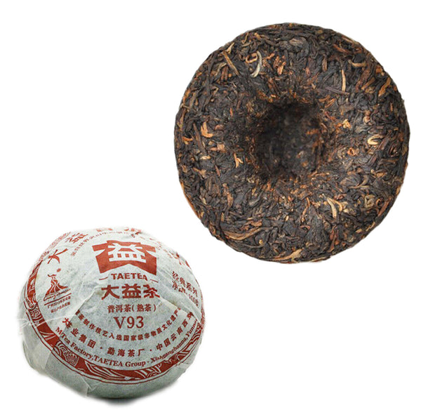 HelloYoung Tuo Cha Puer Ripe Tuocha * Pu Erh V93 Tea Menghai Dayi Ripe Pu-erh Tea