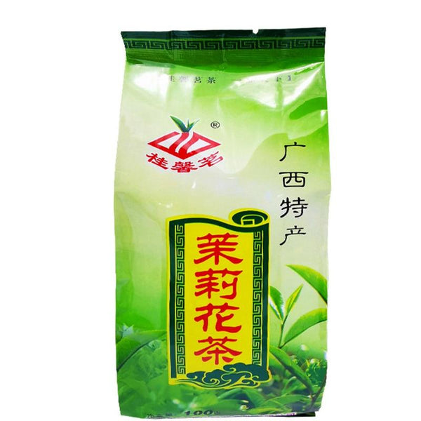 HelloYoungTea 2023 Heng Xian Jasmine Flower Green Tea, Refreshing Leaf Green Tea, 100g/300g/500g