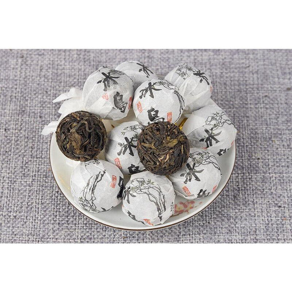 HelloYoungTea 500g Pu'er Raw Tuocha Iceland Dragon Pearl Yunnan Pu'er Tea