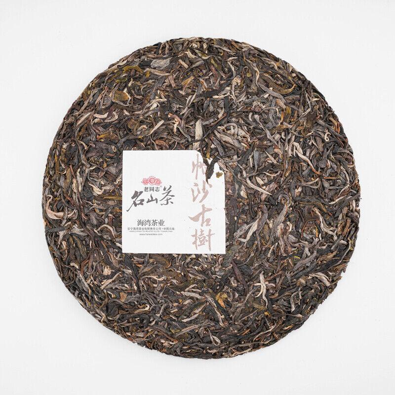 HelloYoungTea Haiwan Pa Sha Gu Shu Sheng Puer Tea Famous Mountain Aged Tree Raw Puer 500g