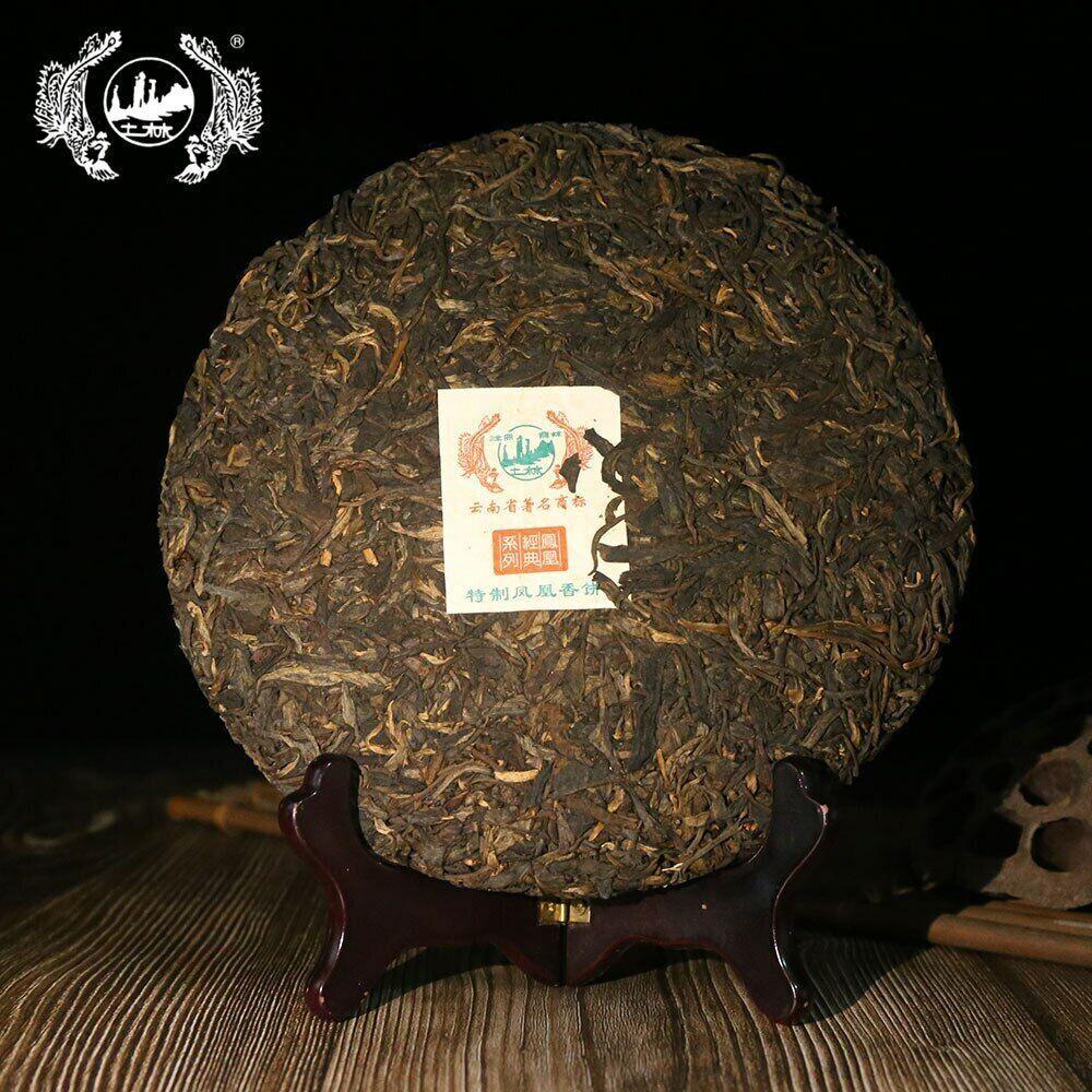 TuLin Phoenix Old Pu Erh Tea 2012 "Special Xiang Bing" 702 Shen Puer Tea 380g