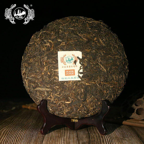TuLin Phoenix Old Pu Erh Tea 2012 "Special Xiang Bing" 702 Shen Puer Tea 380g