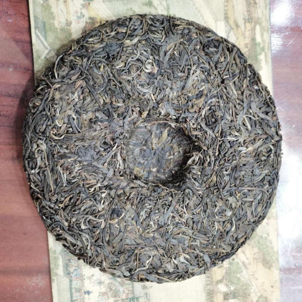 HelloYoungTea 357g Pasha Ancient Tree Peacock Princess Seven Seed Yunnan Raw Pu'er Tea Cake 357克帕沙古树孔雀公主七子饼云南生普洱饼茶