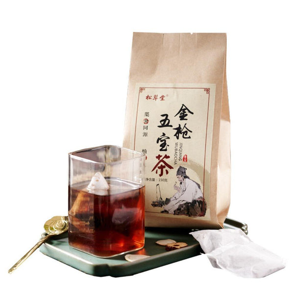 HelloYoungTea Ginseng Polygonum Herbal Tea Men's Health Wellness 150g