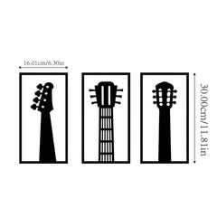 CIFbuy™ 3pc/set Unique Metal Wall Art Set - Decorative Musical Instrument Design, Ideal for Enhancing Space Decor, Wall Sculpture Feature, Iron Wall Sculptures.
