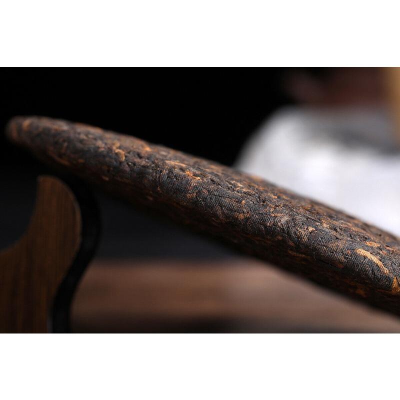 357g Yunnan OldPanzhang Puerh Ripe Tea Cake Menghai Flavor Pure Material