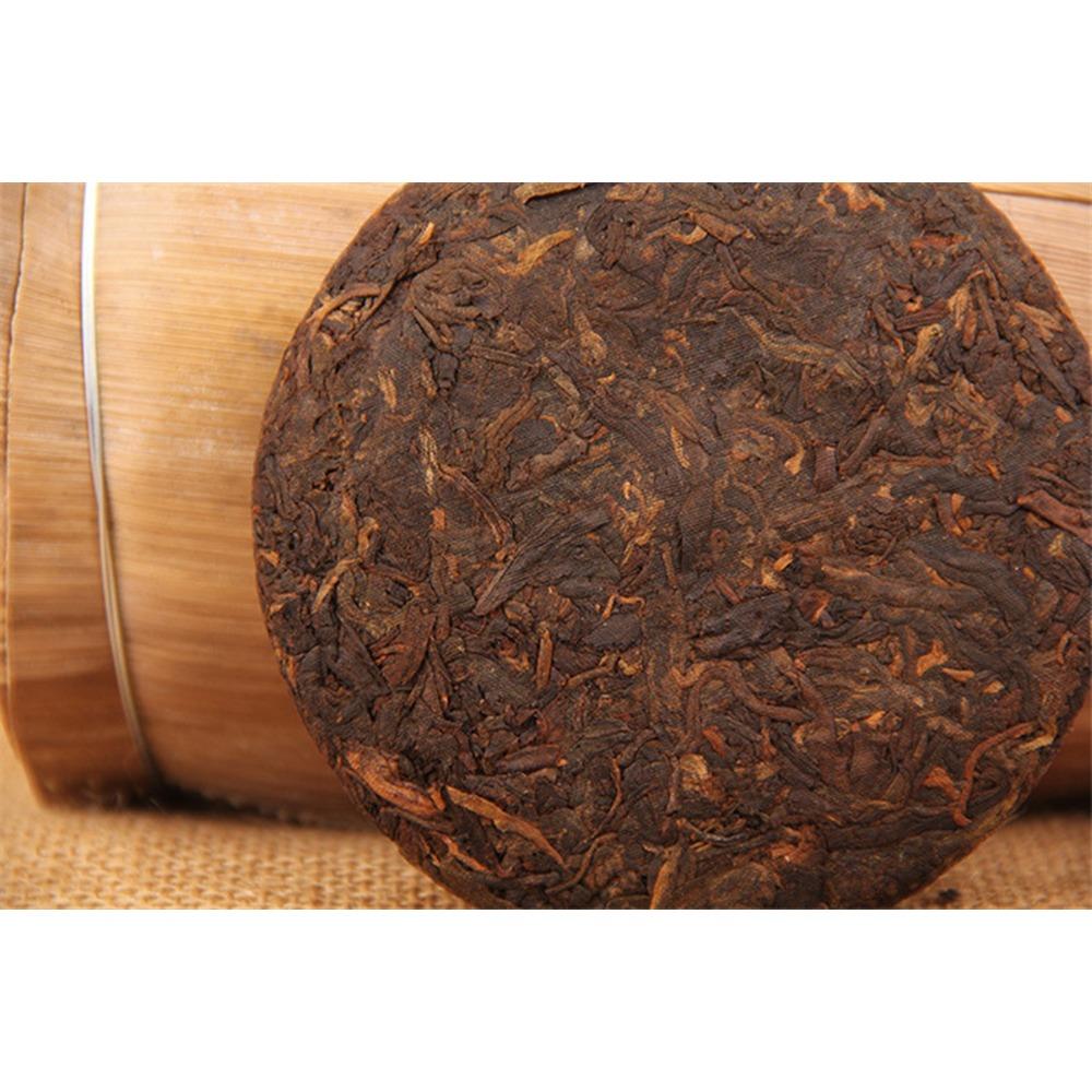 HelloYoungTea 100g Pu-erh Ripe Tea Cake, Old Ban Zhang China Black Tea